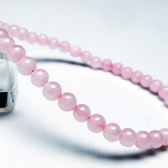 ピンクカルサイト ブレスレット 4mm [t144-8365]