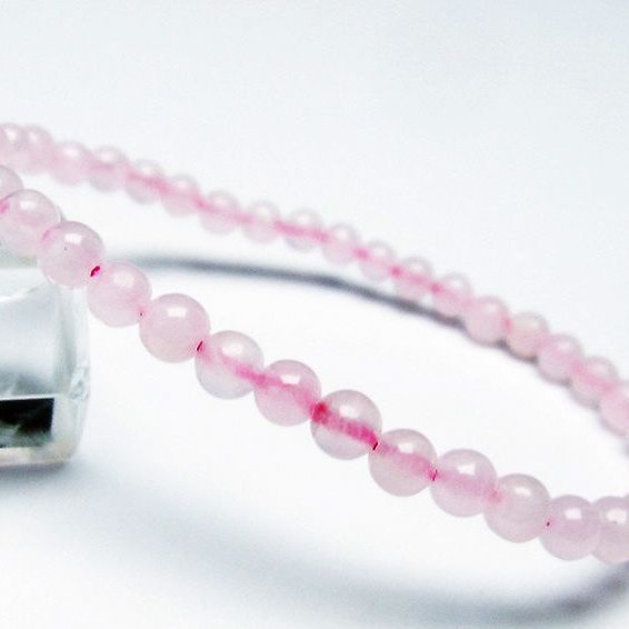 ピンクカルサイト ブレスレット 4mm [t144-8368]