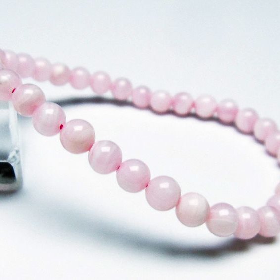 ピンクカルサイト ブレスレット 5mm [T144-8401]