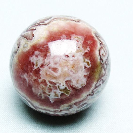 インカローズ ロードクロサイト 丸玉 35mm [T145-1698]