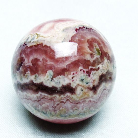 インカローズ ロードクロサイト 丸玉 33mm [T145-1705]