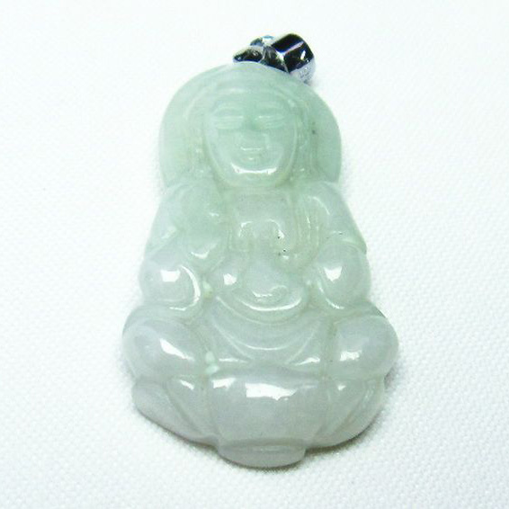糸魚川翡翠観音 ペンダント [T146-2968]