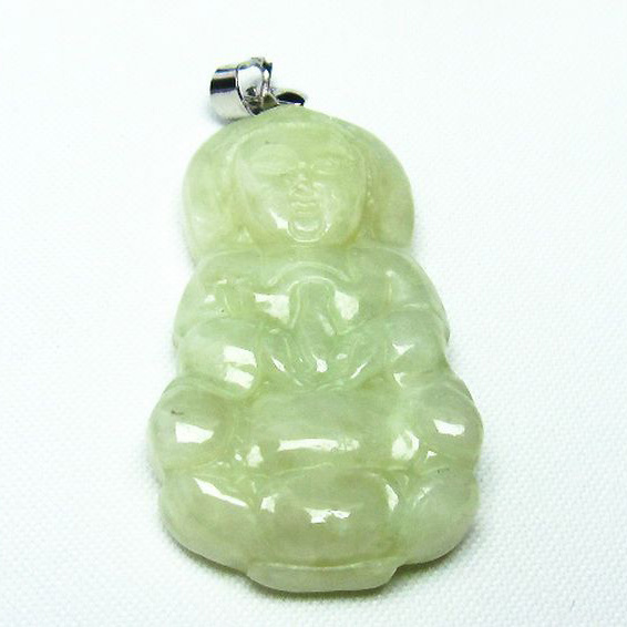糸魚川翡翠観音 ペンダント [T146-2978]