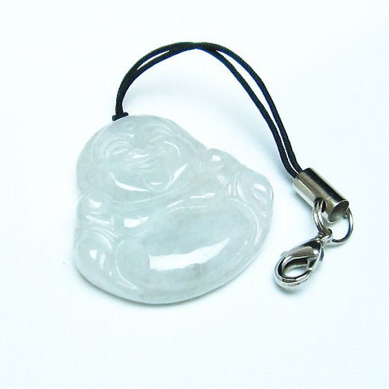 糸魚川翡翠布袋様 ペンダント [t146-3500]