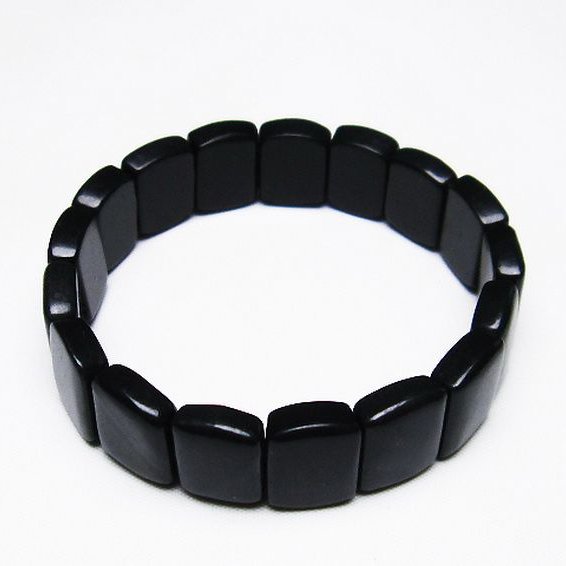 シュンガイト バングル [T147-3429]