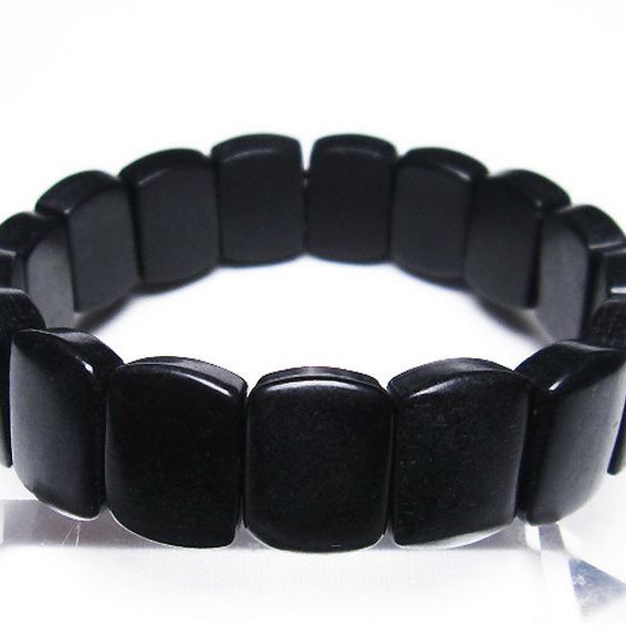 シュンガイト バングル [T147-3469]