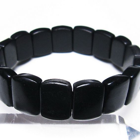 シュンガイト バングル [T147-3475]