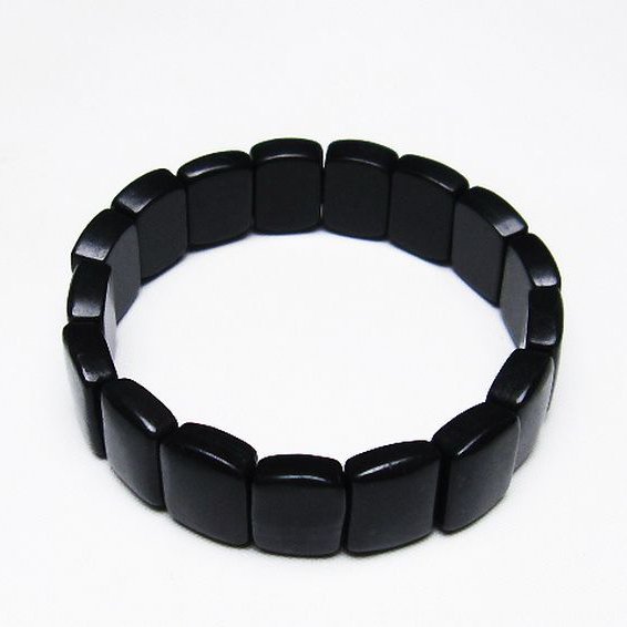 シュンガイト バングル [T147-3482]