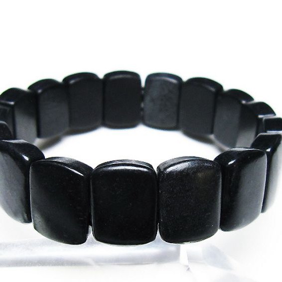 シュンガイト バングル [T147-3544]