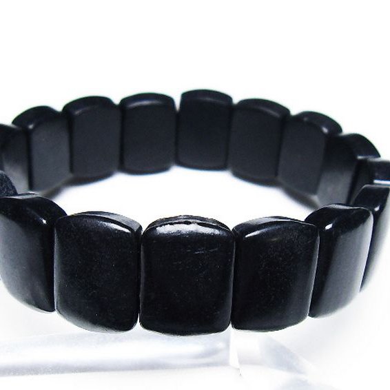 シュンガイト バングル [T147-3548]