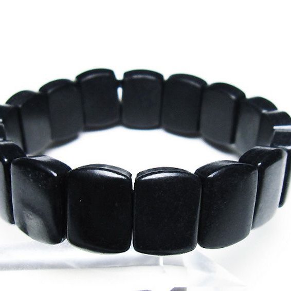 シュンガイト バングル [T147-3556]