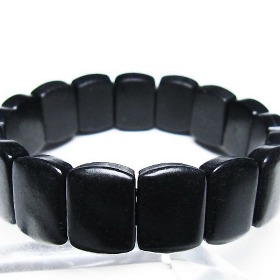 シュンガイト バングル [T147-3586]