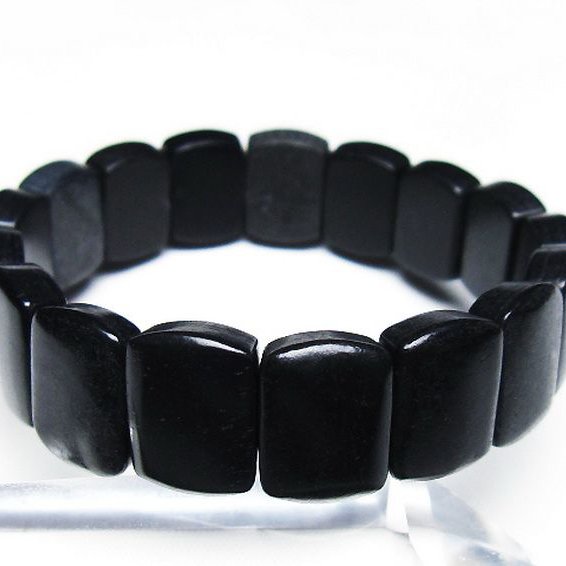 シュンガイト バングル [t147-3654]