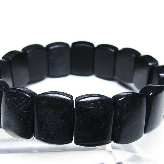 シュンガイト バングル [t147-3696]