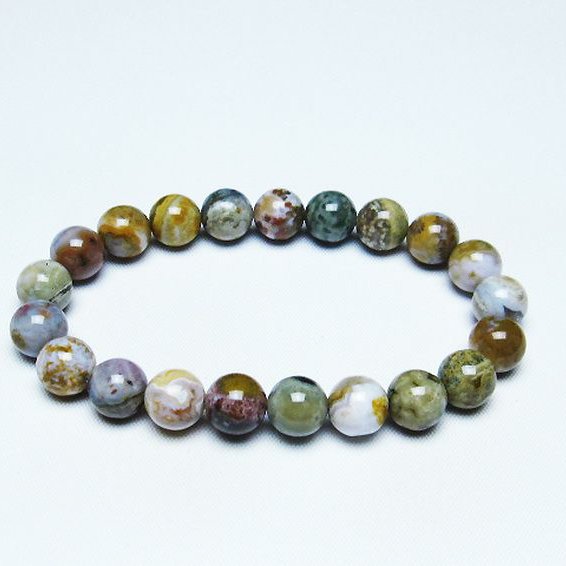 オーシャンジャスパー ブレスレット 9mm [T153-3041]