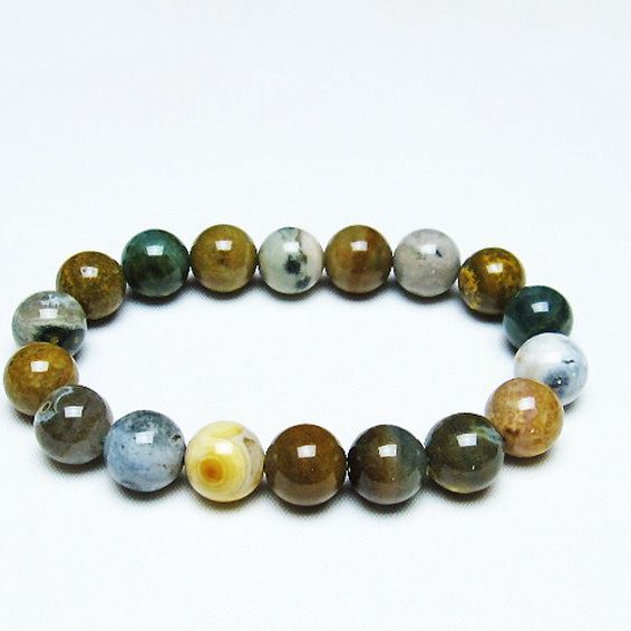 オーシャンジャスパー ブレスレット 11mm [T153-3149]