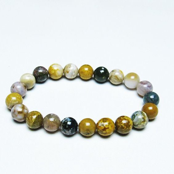 オーシャンジャスパー ブレスレット 9mm [T153-3176]