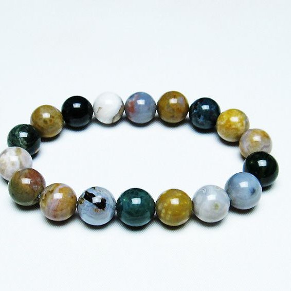 オーシャンジャスパー ブレスレット 12mm [T153-3199]