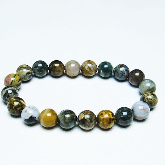 オーシャンジャスパー ブレスレット 10mm [T153-3223]