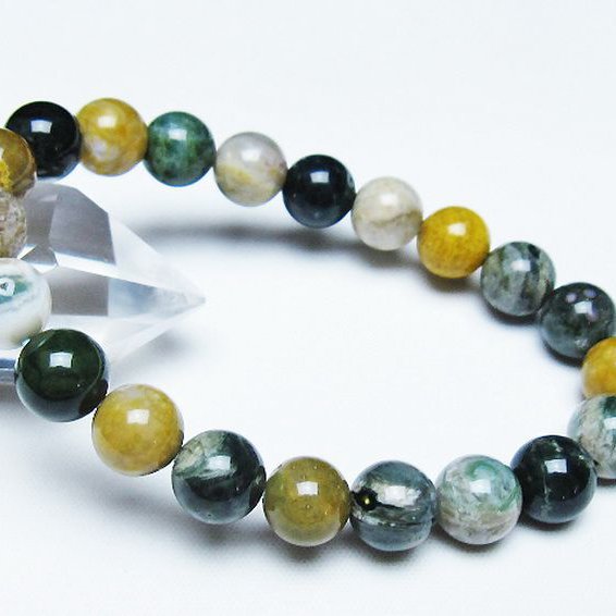 オーシャンジャスパー ブレスレット 9mm [T153-3372]