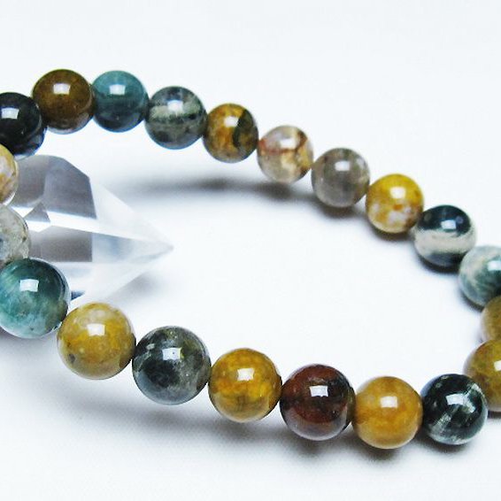 オーシャンジャスパー ブレスレット 9mm [T153-3389]