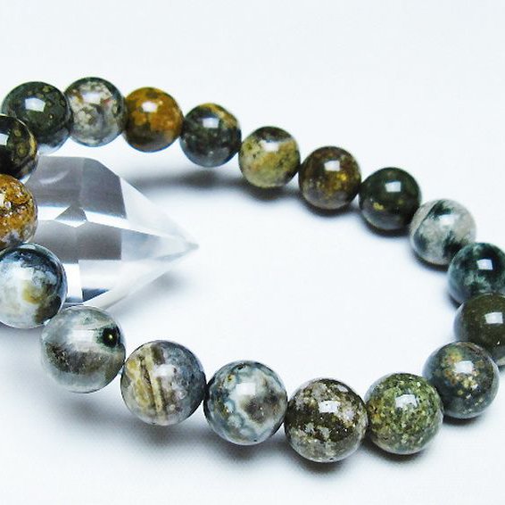 オーシャンジャスパー ブレスレット 11mm [T153-3409]