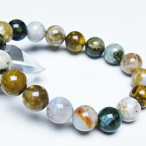 オーシャンジャスパー ブレスレット 12mm [t153-3412]