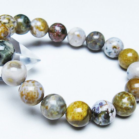 オーシャンジャスパー ブレスレット 12mm [T153-3413]