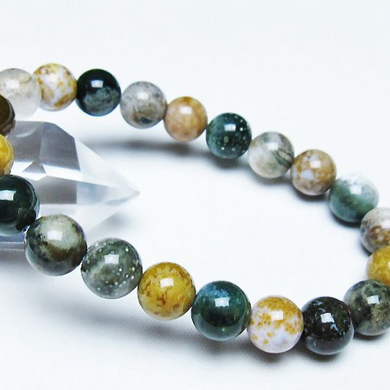 オーシャンジャスパー ブレスレット 9mm [T153-3430]