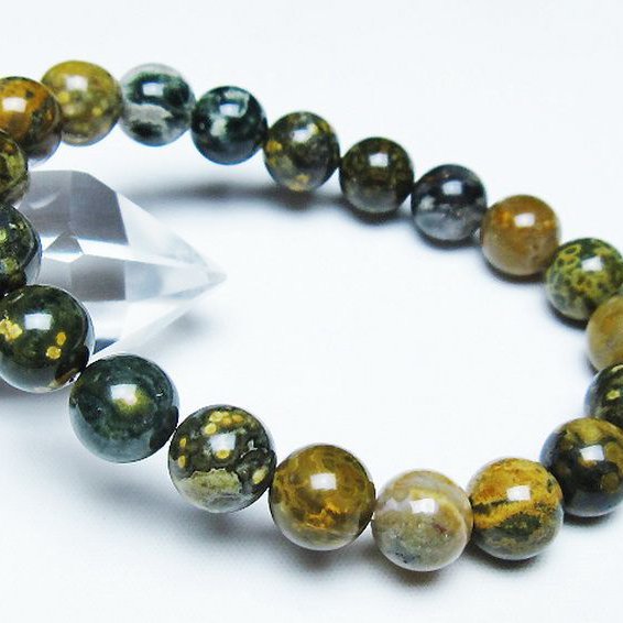 オーシャンジャスパー ブレスレット 10mm [t153-3447]