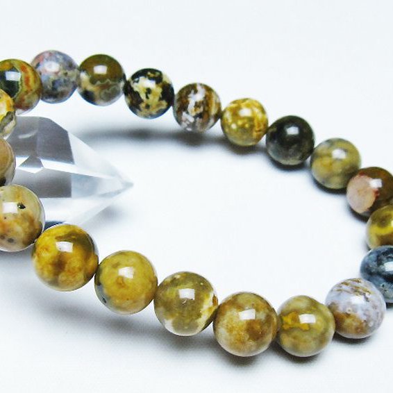 オーシャンジャスパー ブレスレット 10mm [T153-3449]