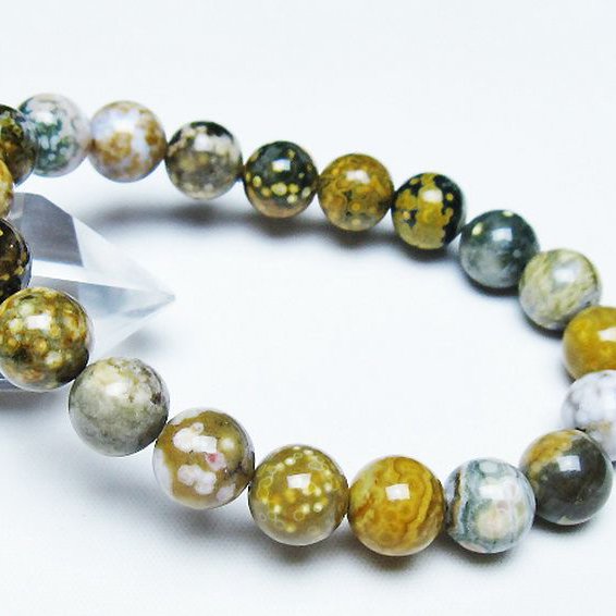 オーシャンジャスパー ブレスレット 10mm [t153-3456]