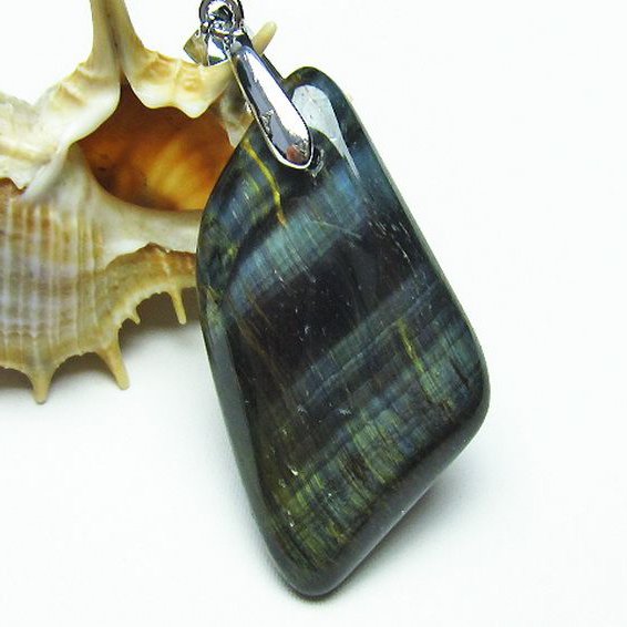 ミックスタイガーアイ ペンダント [T157-2292]