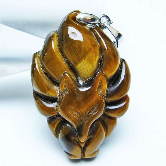 タイガーアイ ペンダント [t157-3027]