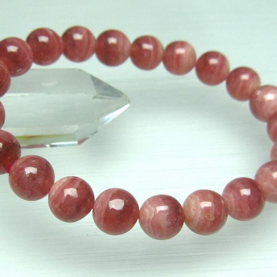 インカローズ ロードクロサイト ブレスレット 9mm [T16-10050]