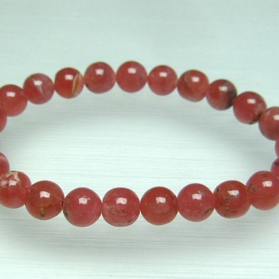 インカローズ ロードクロサイト ブレスレット 8mm [T16-10066]