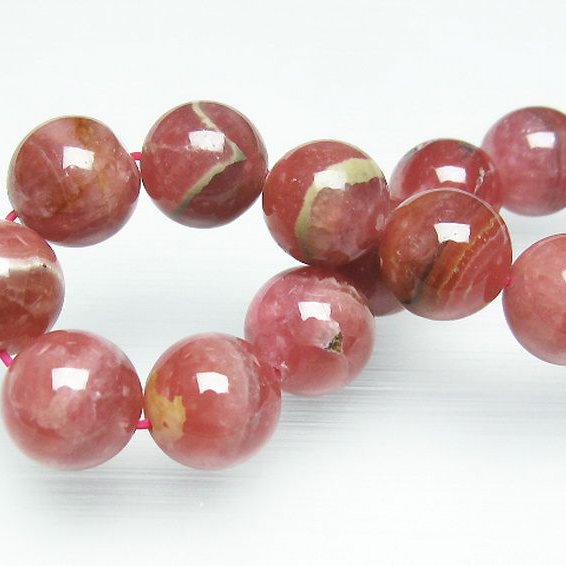 インカローズ ロードクロサイト ブレスレット 14mm [T16-10070]