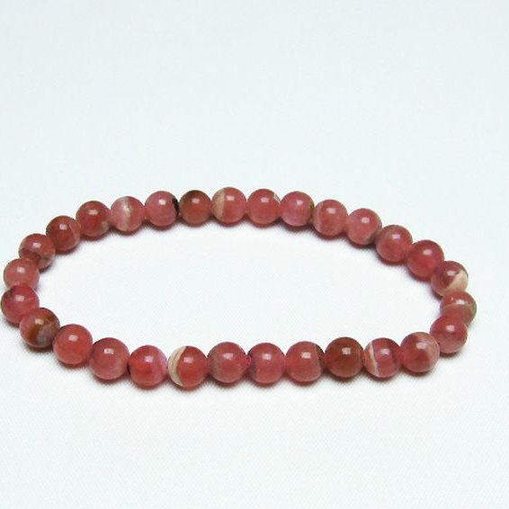 インカローズ ロードクロサイト ブレスレット 7mm [T16-13639]