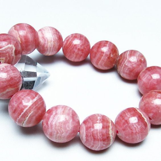 インカローズ ロードクロサイト ブレスレット 17mm [t16-14598]