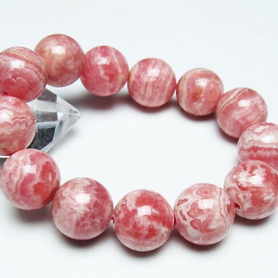 インカローズ ロードクロサイト ブレスレット 17mm [T16-15018]