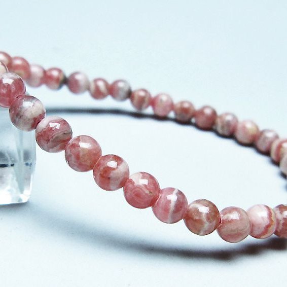 インカローズ ロードクロサイト ブレスレット 5mm [T16-15569]