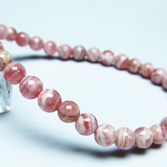 インカローズ ロードクロサイト ブレスレット 5mm [t16-15589]