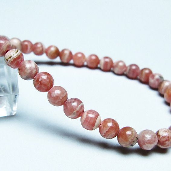 インカローズ ロードクロサイト ブレスレット 5mm [T16-15595]