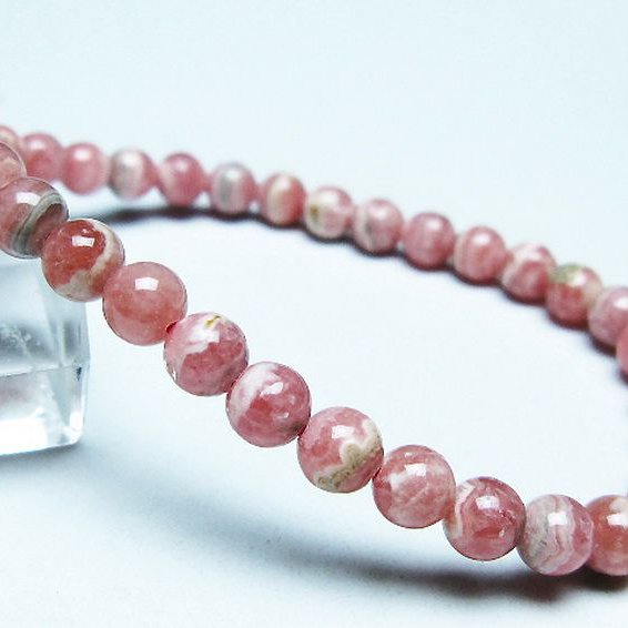 インカローズ ロードクロサイト ブレスレット 6mm [t16-15600]