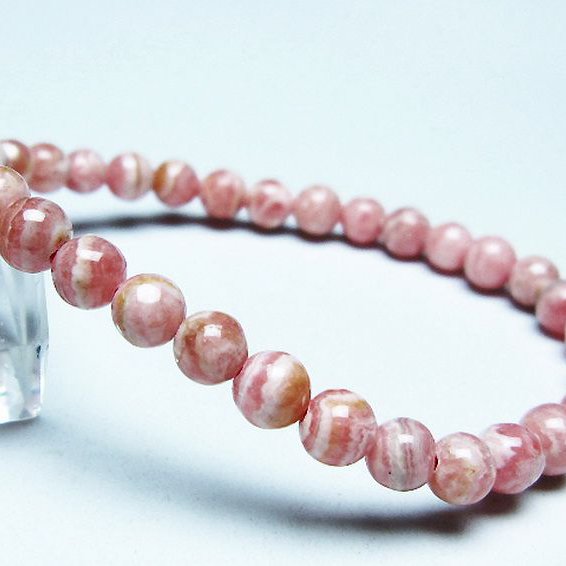 インカローズ ロードクロサイト ブレスレット 6mm [t16-15619]