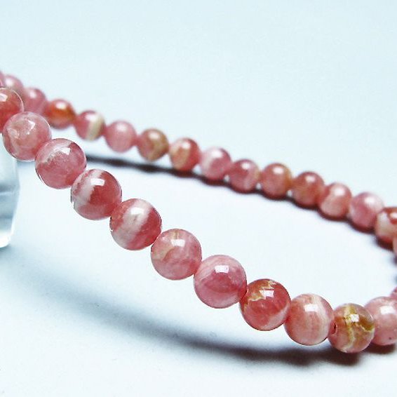 インカローズ ロードクロサイト ブレスレット 5mm [t16-15635]