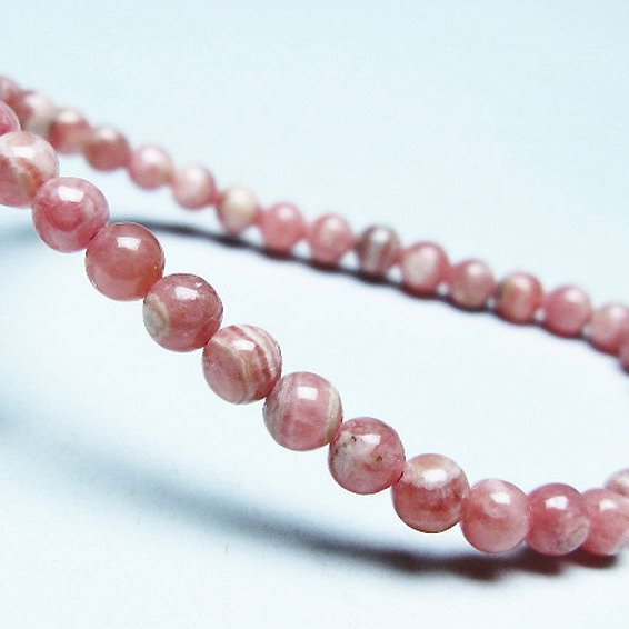 インカローズ ロードクロサイト ブレスレット 5mm [t16-15659]