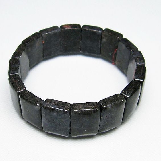 パイライト イン カルセドニー バングル [T160-1645]