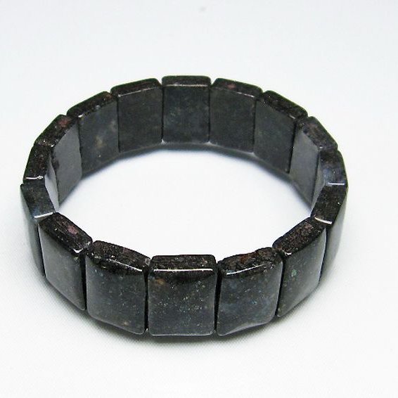 パイライト イン カルセドニー バングル [T160-1667]