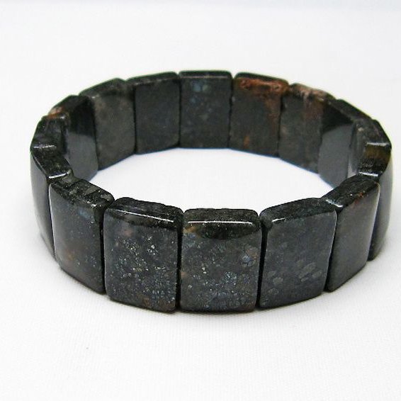 パイライト イン カルセドニー バングル [T160-1700]